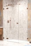 Radaway Essenza Pro Brushed Copper Kdj kabina 110x90cm lewa szczotkowana miedź 10097110-93-01L/10098090-01-01