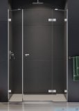 New Trendy Eventa drzwi wnękowe pojedyncze z dodatkową ścianką 150x200 cm przejrzyste prawe chrom EXK-4465