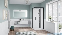 Novellini Glax 1 2.0 kabina standard 90x90 prawa czarna G21GF90DMFL-1HH