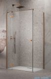 Radaway Essenza Kdj Brushed Copper kabina 120x75cm lewa szczotkowana miedź 1385042-93-01L/1384049-01-01