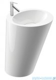 Marmorin Amos S umywalka stojąco-przyścienna z otworem 58x37 cm biały połysk PS0040305820101003