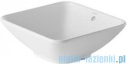 Duravit Bacino umywalka stawiana z przelewem bez półki na baterię 420x420 mm 033342 00 00 