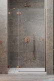 Radaway Essenza Pro Brushed Copper Dwj drzwi wnękowe 120cm lewe szczotkowana miedź 10099120-93-01L