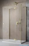 Radaway Essenza Brushed Gold Kdj+S kabina 75x80x75cm prawa szczotkowane złoto 1384049-01-01/1385021-9901R/1384049-01-01
