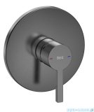 Roca Naia bateria prysznicowa podtynkowa Brushed Titanium Black EVERLUX-PVD A5A2B96NM0