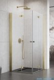 Radaway Nes KDD B Brushed Gold kabina 90x100 szczotkowane złoto 10024090-99-01L/10024100-99-01R