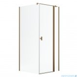 Radaway Nes Kdj II Brushed Copper kabina 120x80cm prawa szczotkowana miedź 10032120-93-01R/10039080-01-01