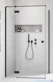 Radaway Essenza 8 Black Kdj kabina 120x80cm lewa czarny mat/szkło przejrzyste 10480812-01-01L/10470337-54-01L/10113080-01-01