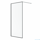 Radaway Modo F II Black kabina Walk-in 160x201cm Czarna szkło przejrzyste 10409164-54-01