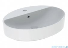 Geberit VariForm Umywalka owalna z półką z przelewem 60x45cm KeraTect 500.772.00.2