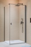Radaway Nes Kdj I Brushed GunMetal kabina 80x90cm prawa szczotkowany grafit 10022080-92-01R/10039090-01-01