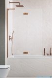 Radaway Essenza 8 SL Brushed Copper PND II parawan nawannowy 120cm lewy szczotkowana miedź/przejrzyste 10500120-93-01L