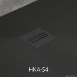 Radaway Kratka odpływowa do brodzika Kyntos czarna HKA-54