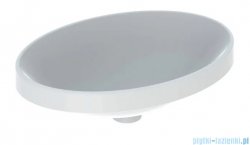 Geberit VariForm Umywalka owalna wpuszczana w blat 55x40cm bez przelewu szkliwiony spód 500.719.01.2