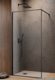 Radaway Modo F II Brushed GunMetal kabina Walk-in 105x2010cm Szczotkowany Grafit szkło przejrzyste 10409105-92-01