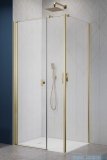 Radaway Nes Kds I Brushed Gold kabina 120x100cm lewa szczotkowane złoto 10023120-99-01L/10043100-99-01