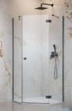 Radaway Essenza 8 Brushed GunMetal Ptj kabina pięciokątna 90x90cm prawa szczotkowany grafit 10490000-92-01R/10490200-01-01