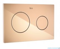 Roca Duplo One PL10 przycisk spłukujący podwójny Rose Gold  A8901890RG