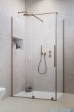 Radaway Furo Kdj Brushed Copper kabina 120x90cm lewa szczotkowana miedź 10104622-93-01L/10110580-01-01/10113090-01-01