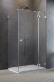 Radaway Essenza Pro Brushed Nickel  Kdj kabina 90x80cm prawa szczotkowany nikiel 10097090-91-01R/10098080-01-01