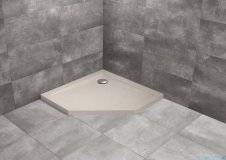 Radaway Doros PT Stone brodzik pięciokątny 100x100 kaszmirowy SDRPT1010-01-84S