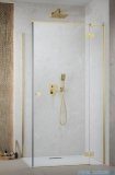 Radaway Essenza 8 Gold Kdj kabina 90x75cm prawa złoty połysk/szkło przejrzyste 10480612-01-01R/10470237-09-01R/10113075-01-01