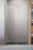 Radaway Furo SL Brushed Nickel DWJ drzwi prysznicowe 110cm lewe szczotkowany nikiel  10307572-91-01L/10110530-01-01