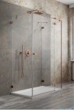 Radaway Essenza Pro Brushed Copper Kdj+S kabina 75x100x75cm prawa szczotkowana miedź 10097310-93-01R/10098075-01-01/10098075-01-01