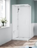 Novellini Glax 1 2.0 kabina standard 100x80 lewa biała G21A108STF-1UU