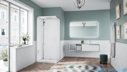 Novellini Glax 1 2.0 kabina standard 100x80 lewa srebrna  G21A198SMF-1BB