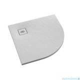 Schedpol Schedline Protos brodzik półokrągły 90x90 White Stone 3SP.P1O-9090/B/ST-M1/B/ST