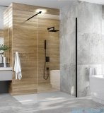 Sanplast Space Wall P/SPACEWALL kabina walk-in 110x203 cm czarny matowy 600-320-2150-59-401