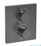 Roca Insignia bateria wannowo-prysznicowa termostatyczna podtynkowa Brushed Titanium Black EVERLUX-PVD-A5A0C3ANM0