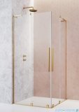 Radaway Furo SL Gold KDD kabina 120x100cm złoty połysk/szkło przejrzyste 10305120-09-01L/10305100-09-01R