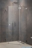 Radaway Essenza Ptj Brushed Nickel kabina pięciokątna 80x100cm prawa szczotkowany nikiel 1385010-91-01R/1385054-01-01