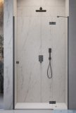 Radaway Essenza 8 Brushed GunMetal Dwj drzwi wnękowe 100cm prawe szczotkowany grafit/szkło przejrzyste 10480612-01-01R/10460337-92-01R