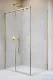 Radaway Idea 8 Kdj Brushed Gold kabina 130x80cm lewa szczotkowane złoto 10340670-99-01L/10350603-01-01/10360080-01-01R