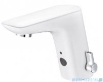 Kludi BALANCE WHITE elektroniczna bateria umywalkowa biały/chrom zasilanie baterią 5210091