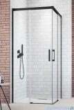 Radaway Idea Black Kdd kabina 80x75cm czarny mat/szkło przejrzyste 387061-54-01L/387066-54-01R