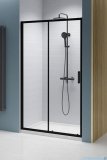 Radaway Premium Pro Black Dwj drzwi 100cm lewe czarny mat/szkło przejrzyste 1014100-54-01L