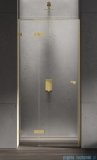New Trendy Eventa Gold Shine drzwi wnękowe pojedyncze 110x200 cm przejrzyste lewe Złoty połysk EXK-4677