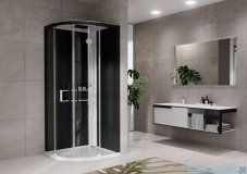 Novellini Glax 2 2.0 kabina z hydromasażem 90x90 biała G22R90T1-1UH