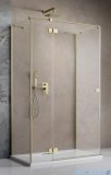 Radaway Essenza Brushed Gold Kdj+S kabina 100x120x100cm lewa szczotkowane złoto 1384052-01-01/1385024-99-01L/1384052-01-01