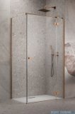 Radaway Essenza 8 Brushed Copper Kdj kabina 90x120cm prawa szczotkowana miedź 10480612-01-01R/10470237-93-01R/10113120-01-01