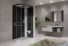 Novellini Glax 2 2.0 kabina z hydromasażem hydro plus 80x80 biała G22A80M1L-1UH