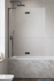 Radaway Essenza 8 SL Brushed GunMetal PND II parawan nawannowy 140cm lewy szczotkowany grafit/przejrzyste 10500140-92-01L