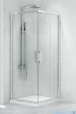 New Trendy New Praktic Kabina prysznicowa kwadratowa z drzwiami przesuwnymi 100x100x195 przejrzyste K-0467