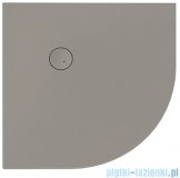 Sanplast Open Mineral BP-M/OPEN brodzik półokrągły 80x80x1,5 cm szarość kamienia 645-430-0420-52-000