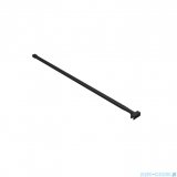 Excellent Vidoq wspornik kabiny walk-in 120 cm do docięcia, czarny mat KAEX.1599.1200.BL