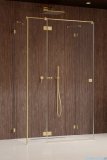 Radaway Essenza Pro Brushed Gold Kdj+S kabina 100x80x100cm lewa szczotkowane złoto 10097380-99-01L/10098100-01-01/10098100-01-01